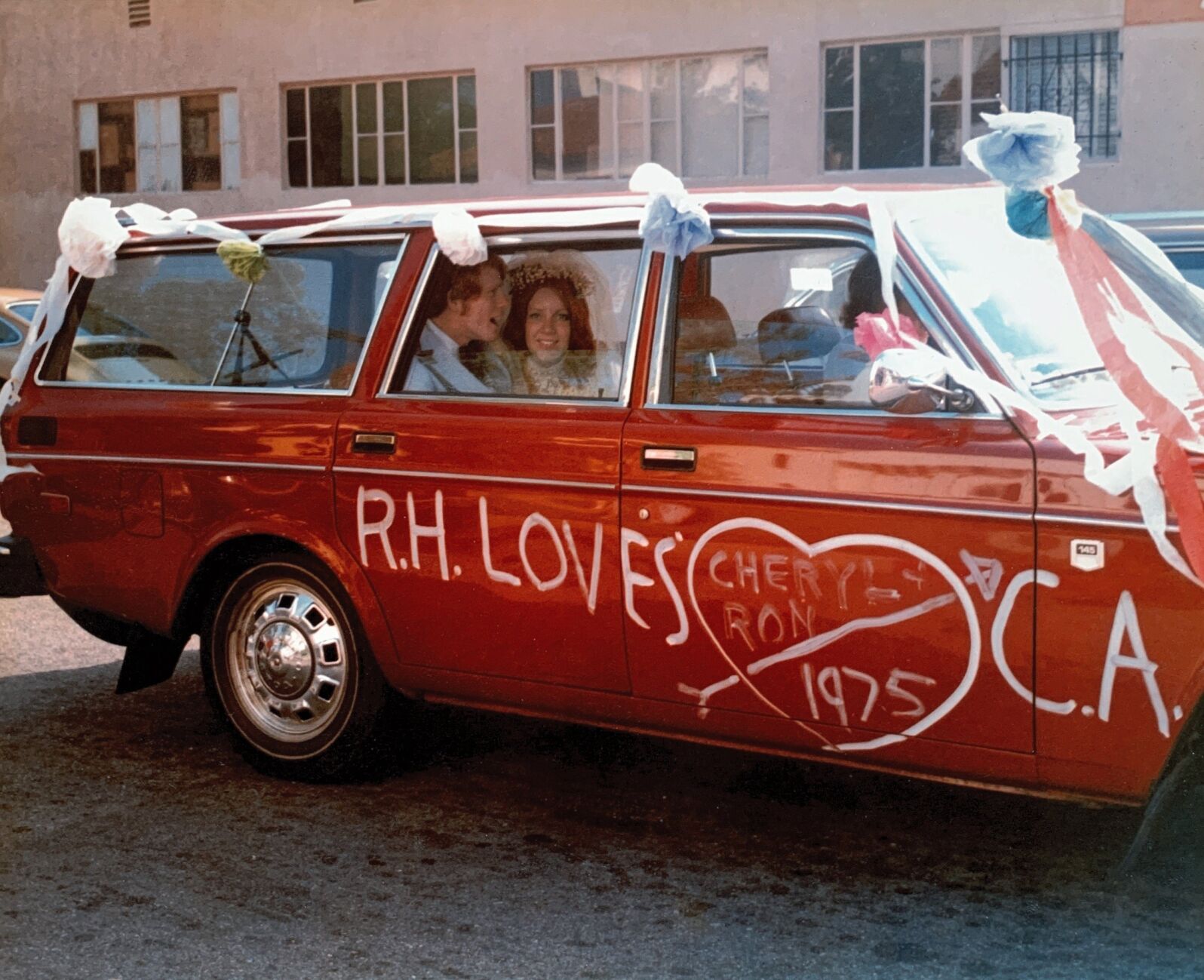 Ron Howard wedding day